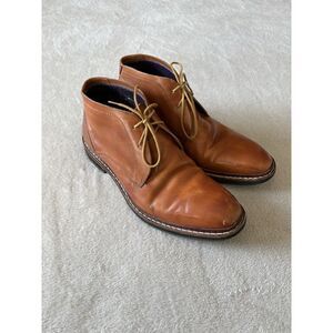 Ted Baker Azzlan Men's size 8 Brown Leather Chukka‎ Boots
